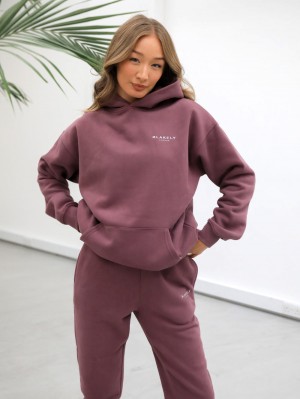 Blakely Universal Women's Relaxed Hoodie Bordeaux | 7205OUNFJ