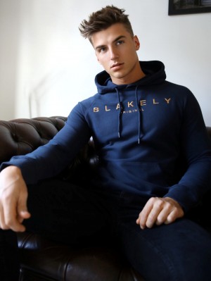 Blakely Vatolla Hoodie Navy | 5978YDNQB